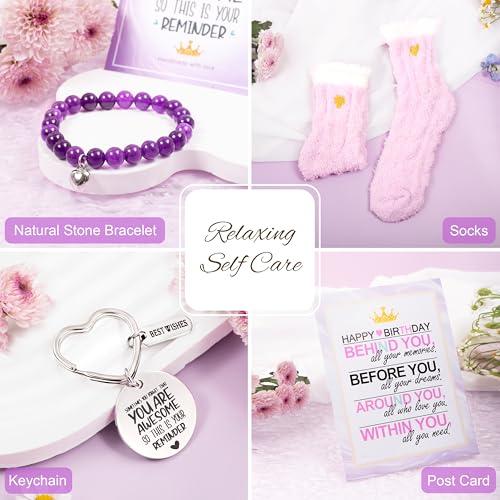 Gemwi Gifts for Women, Birthday Gifts for Women, Happy Birthday Gifts Basket, Gift Set for Best Friends Female Sister Mom Wife Her Girlfriend Coworker Bestie Bff