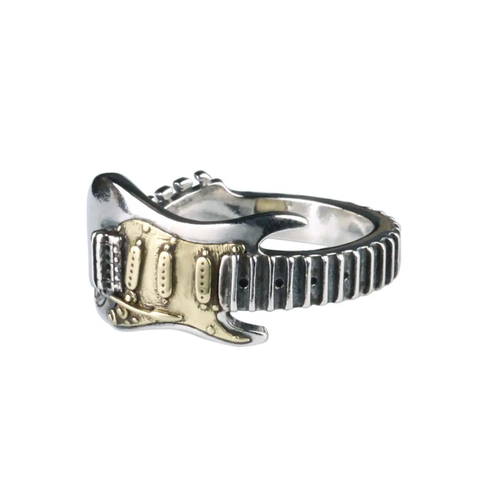 Rock Guitar Ring for Men Music Inspired Statement Jewelry