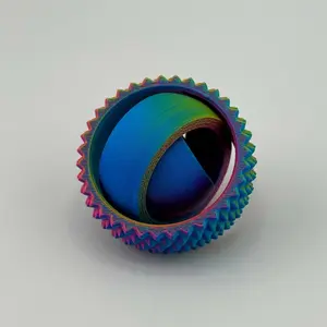 KAHN CREATIONS Multi Color Spiky Gyro Fidget Spinner - Fidget Toy Stress Relief