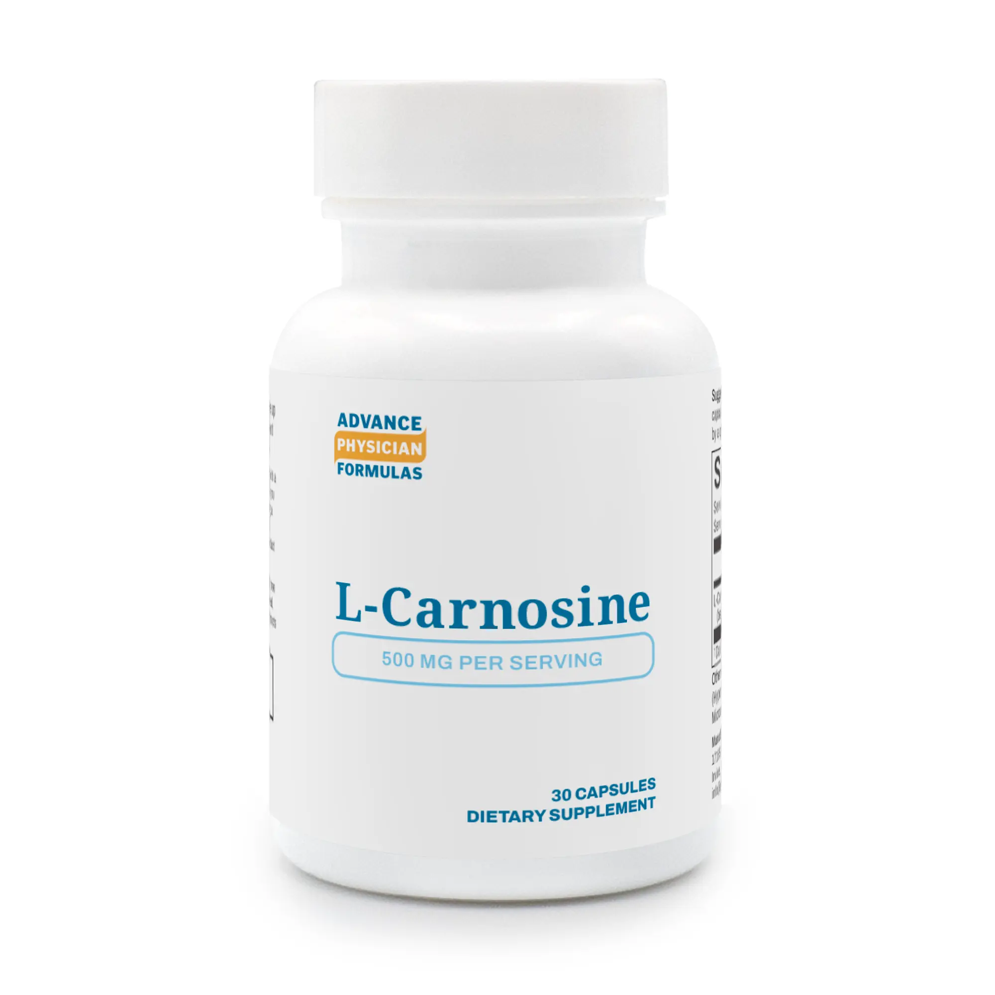 L-Carnosine, 500 mg, 30 Vegetable Capsules