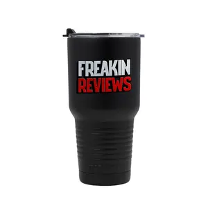 30oz Stainless Steel Tumbler |  Freakin Reviews Logo (4 Color Process)