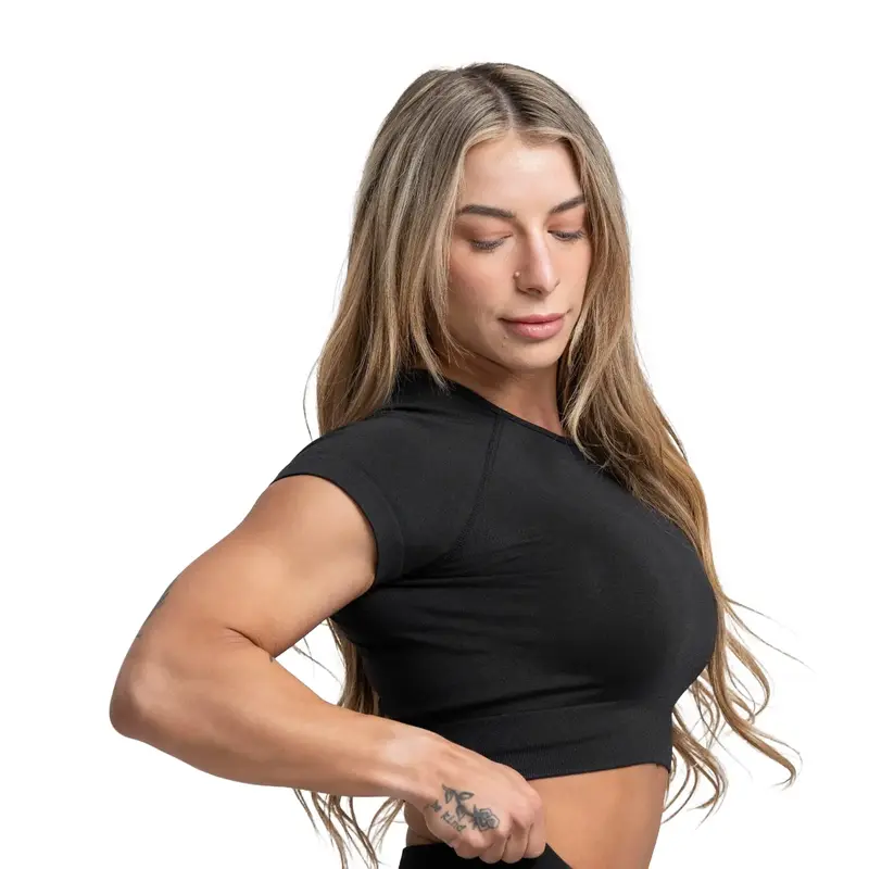 Gymreapers Infinity Seamless Cropped Workout Tee