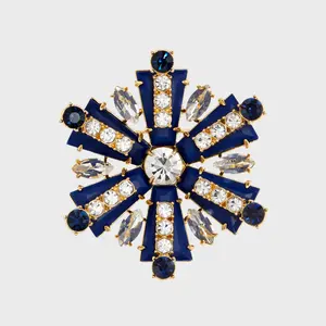 Starburst brooch, lapis lazuli