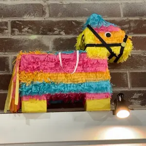 PIÑATA BURRITO Rainbow Donkey Piñata Colorful Party Decoration for Kids' Celebrations