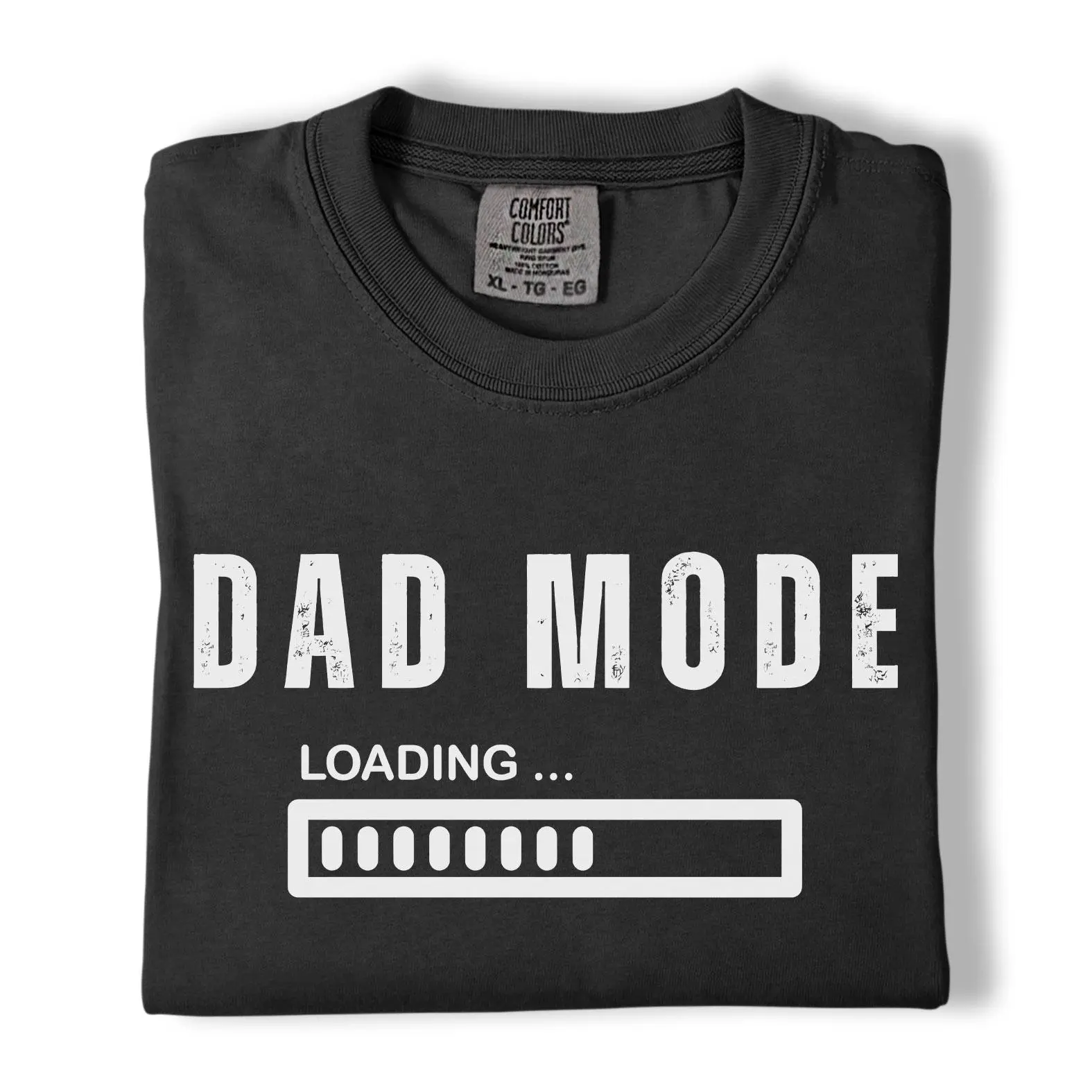 Comfort Colors Dad Mode Loading Shirt, New Dad Shirt, Dad To Be Graphic Tee, Pregnancy Announcement Gift for Dads
