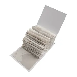 TWOPAGES Freya Series Jacquard Sheer Curtain Fabric Sample Book Swatches