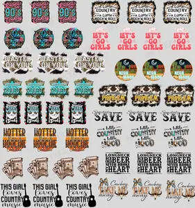 COUNTRY MUSIC TRUCKER HAT GANGSHEET  - 22X24