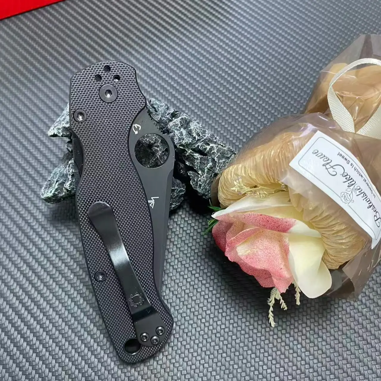 Black G10 Handle