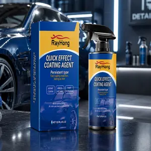 3-in-1 Ceramic Coating Spray High Gloss Quick Coat Car Wax Polish UV Protection Mirror Shine 120ml