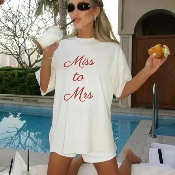 Miss to Mrs Bride Tshirt, Bride to Be Tee, Future Mrs Shirt, Wedding Weekend Outfit, Bridal Shower Gift