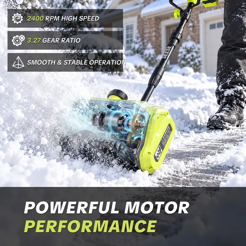 SEESE battery-powered snow removal tool