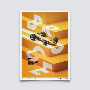 McLaren | 1968 Bruce McLaren Special Spa-Francorchamps Papaya Orange | McLaren Poster