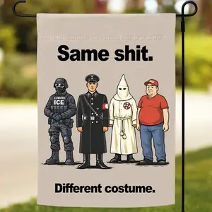 Same Sh*t Different Costume Flag, Subtle Anti Trump Garden Flag, FDT Garden Flag, FDT Decor, Anti Trump Yard Sign, Funny Anti Trump Flag