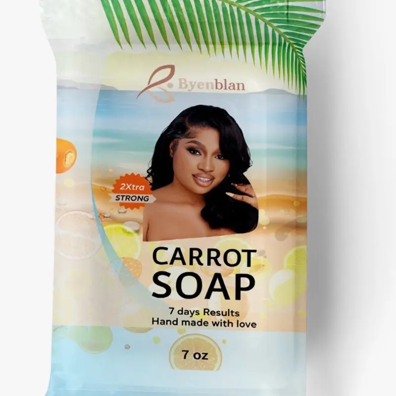 Byenblan Carrots Jam Soap Cream Djòl Sirèt 7oz
