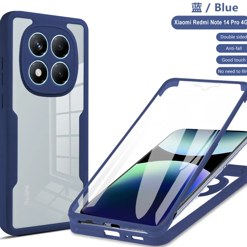 Full-Body Protective Smartphone Case, Cellphone Casing for Redmi Note 15 Pro Plus 5g, 360° All-Around Protection, Shockproof Lens Guard, Stylish Minimalist Design