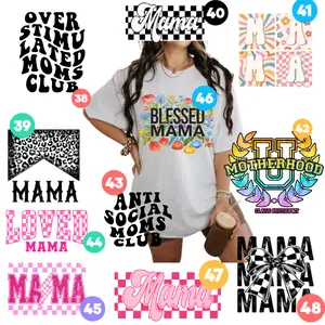 Mom Designed Grey T-shirts Chose your Graphic Unisex fit plus size options Cotton Oversized Womenswear Lightweight Vintage tees cute Top Check