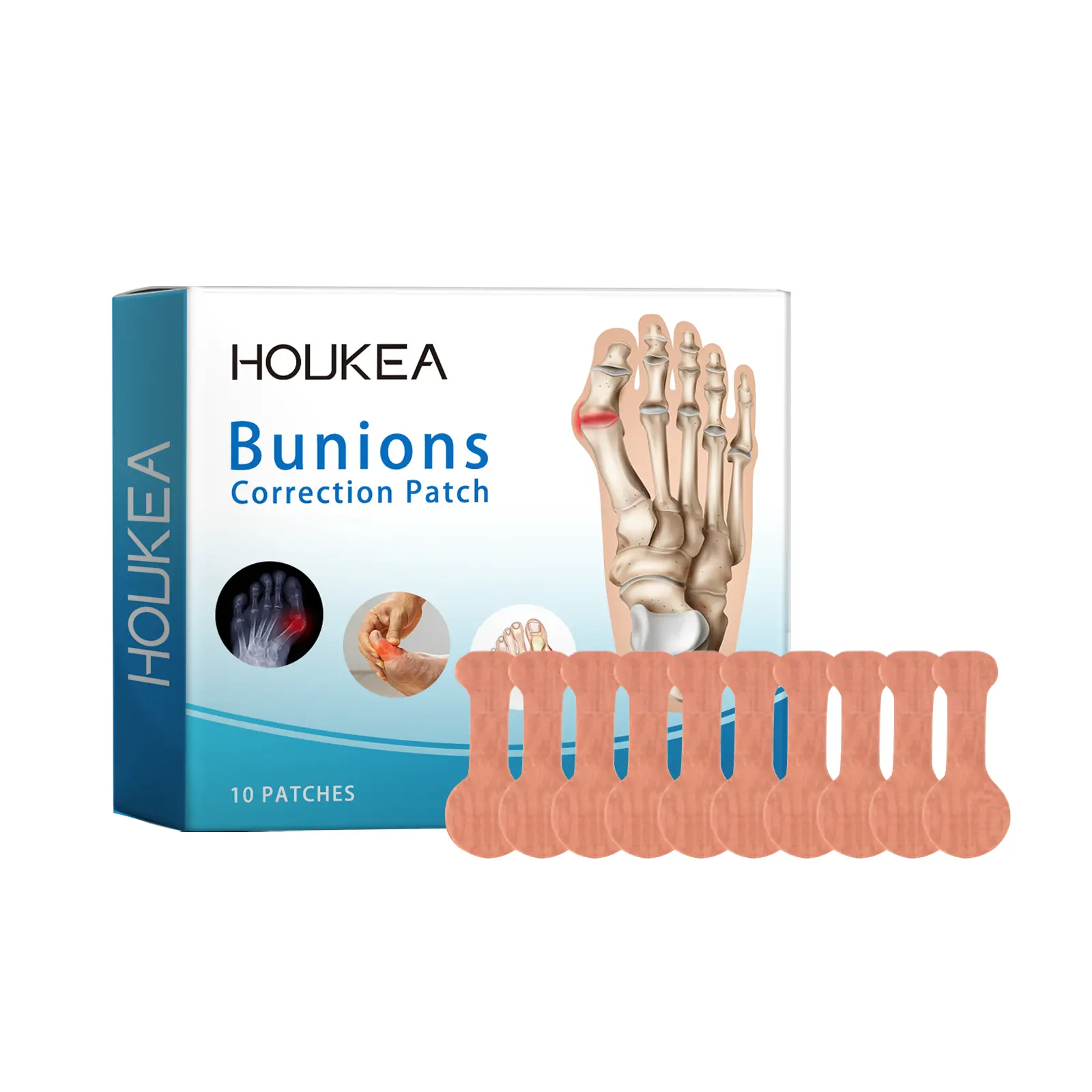 Bunion Toe Separator Cushion Pads - Soft Anti-Friction Foot Patches for Daily Skin Care & Gentle Manicure (Pedicure Tool for Beauty & Personal Care)
