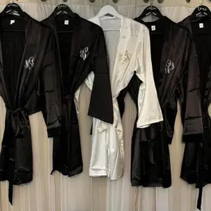 Wedding get ready robes Womenswear Gowns Loungewear Nightwear Underwear Women Lady Comfort