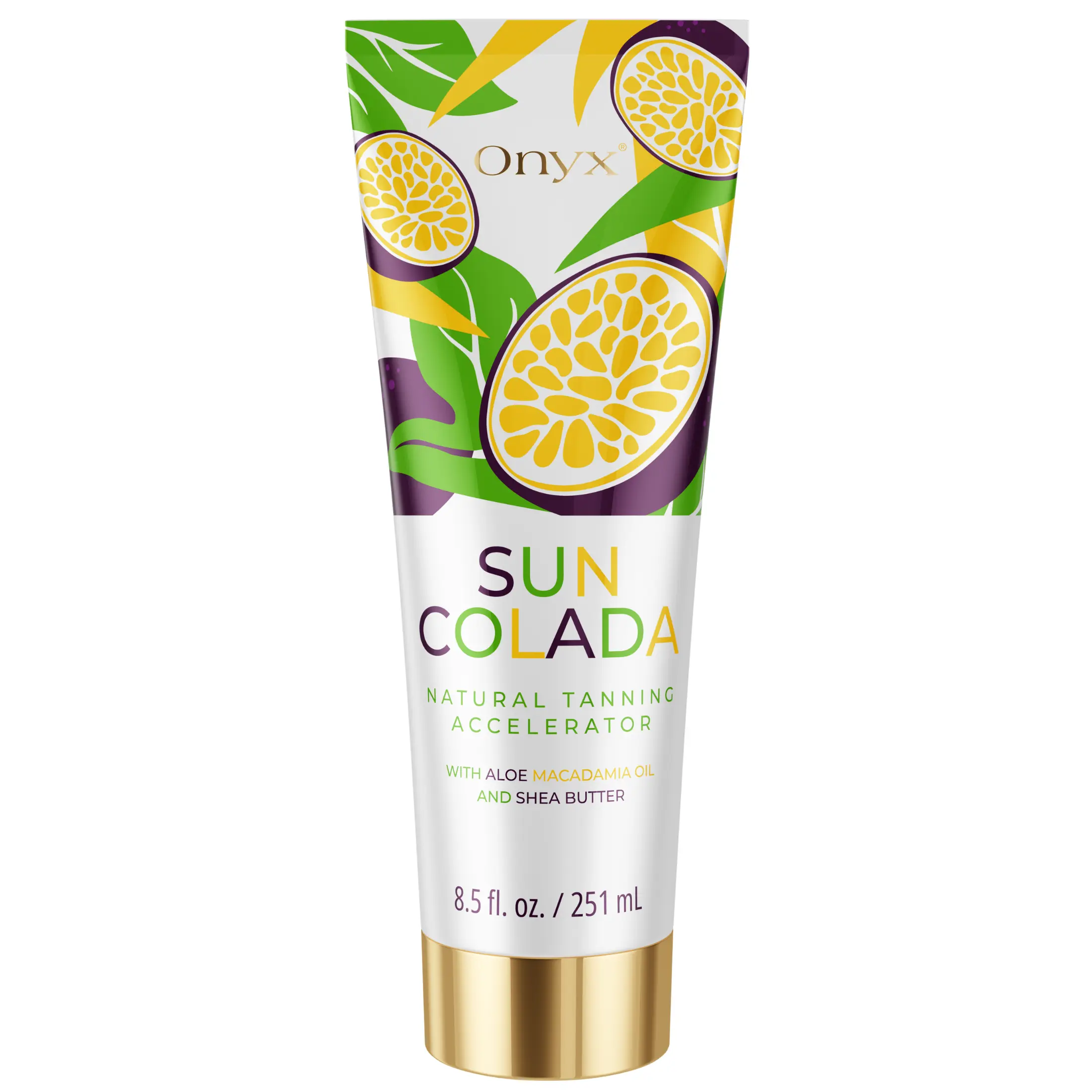 Onyx Suncolada Accelerator | Bronzer-Free Tanning Lotion | Tanning Beds and Outdoor Sun | 8.5 fl oz