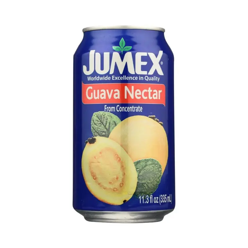 5x Jumex Guava Nectar - 11.3oz Cold Cans, Authentic Mexican Flavor, Sweet Tropical Pink Puree, Food and Snacks Pantry Staple, Bulk Wholesale Pack for Smoothies, Hydrating Fruit Juice Drink