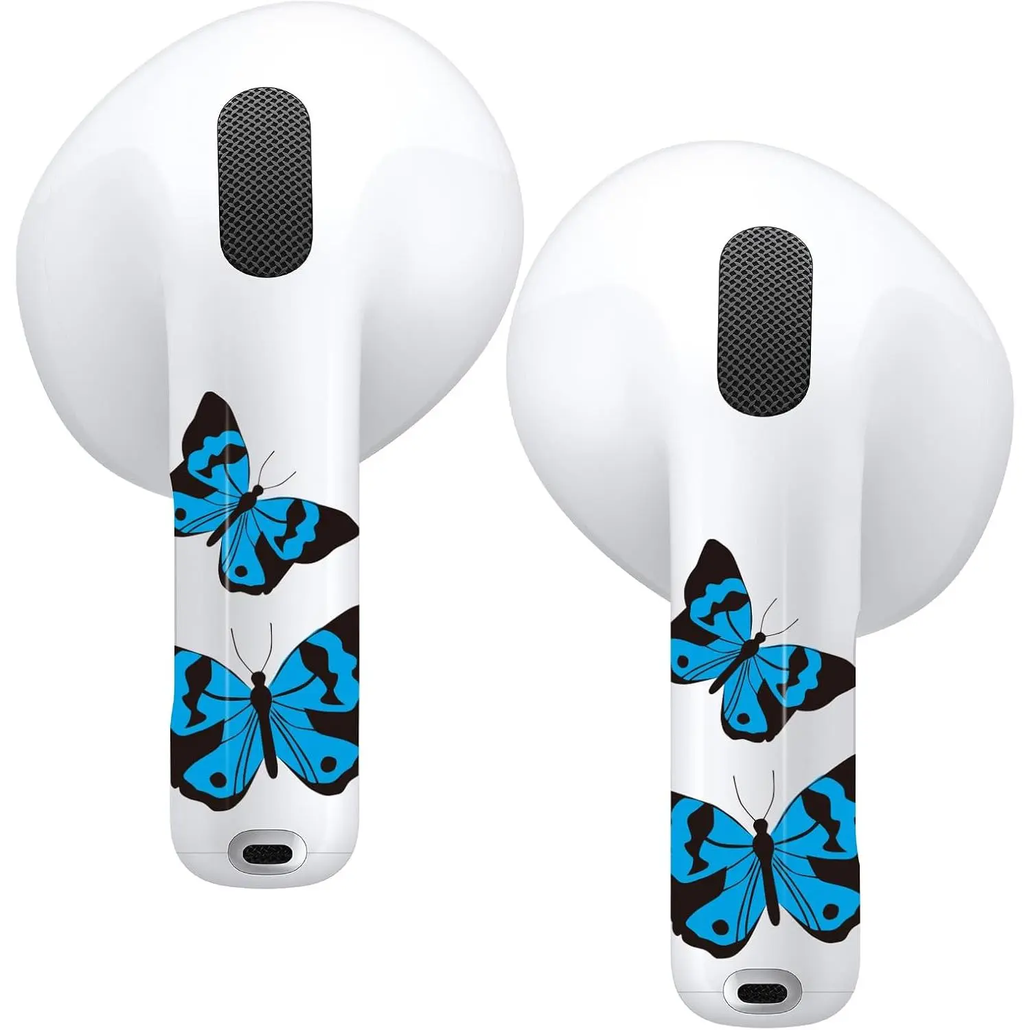 AirPods 4 Skin Decal Sticker - Personalized, Durable Tattoo Wrap, Easy to Apply, Compatible with 2024 Butterfly AirPod Case, Headphone Accessories