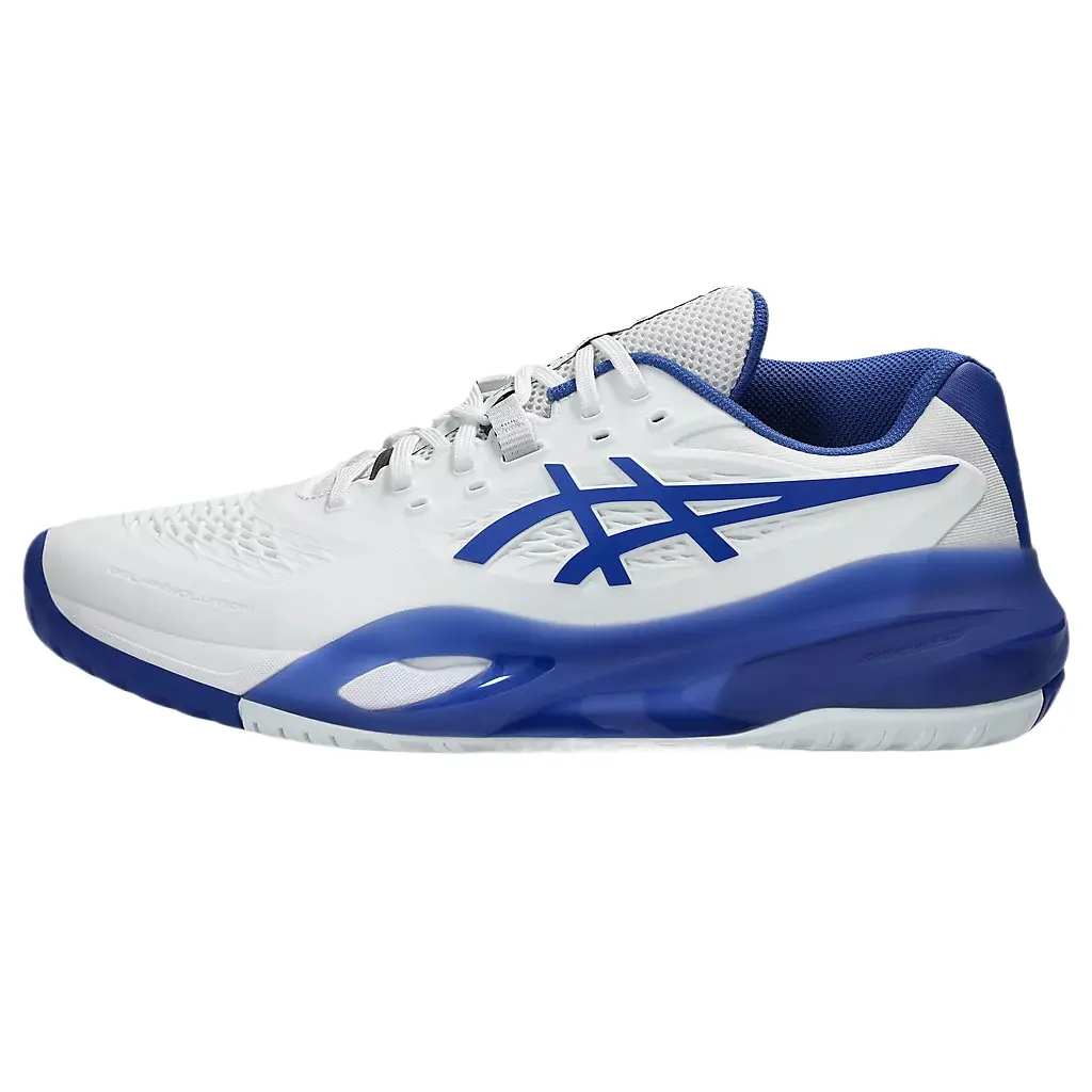 ASICS GEL Resolution X Low Top Tennis Shoes Men's Blue White Stylish Comfortable 1041A487-101