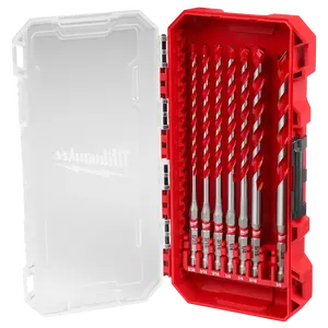 Milwaukee 48-20-9052 7PC SHOCKWAVE™ Impact Duty Carbide Hammer Drill Bit Set