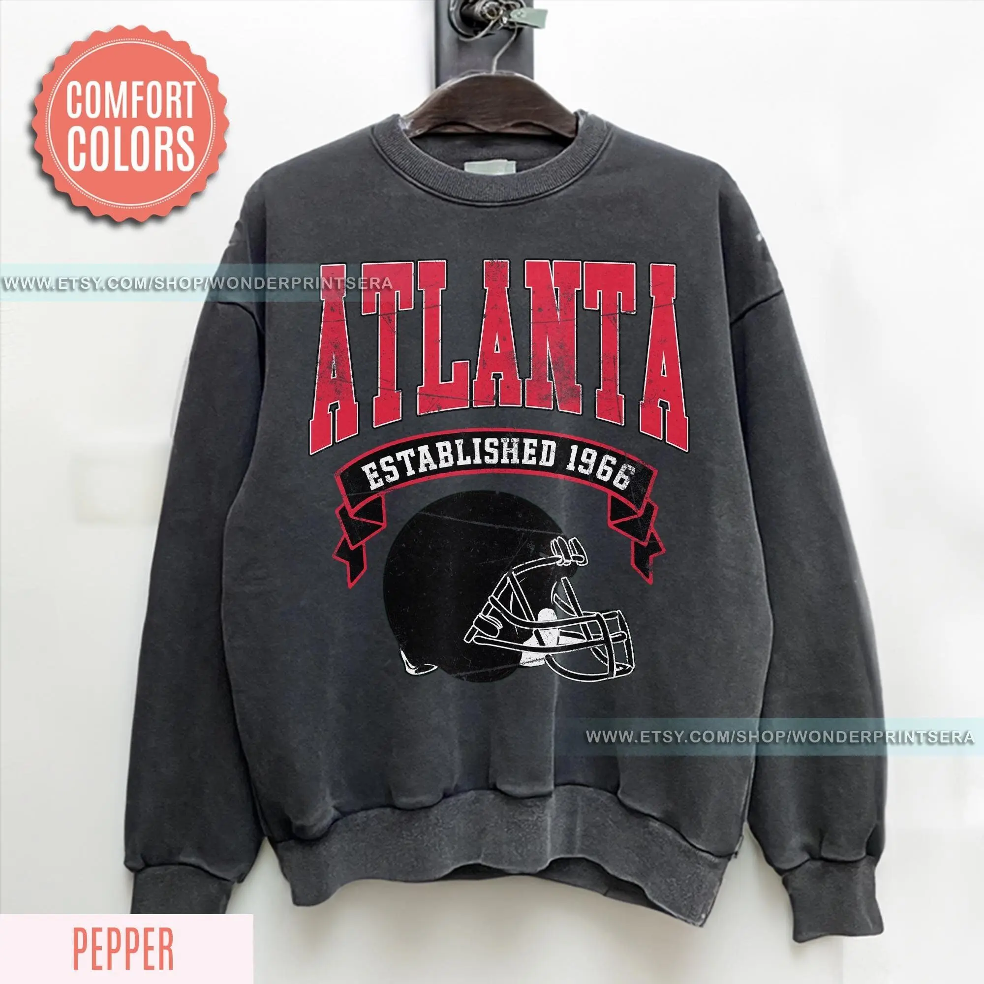 Atlanta Football Vintage Style Gildan T-Shirt, Hoodie,  Sweatshirt,Atlanta Football shirt,Atlanta Football Sweatshirt,Sunday Football FXA17 Sunday GameDay LLC Cotton Trending