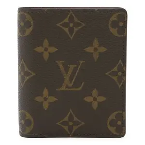 Pre-owned Louis Vuitton Canvas Small Leather Goods Portefeuille Magellan Monogram Wallet