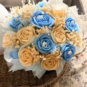 Blue Skies Luxury Wax Flower Bouquet