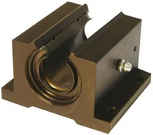 Linear Motion Open Single Pillow Block Bearing - LM76 Model, 1.0008" Inside Diameter, 3-1/4" Overall Width, LXPB1625-18SA