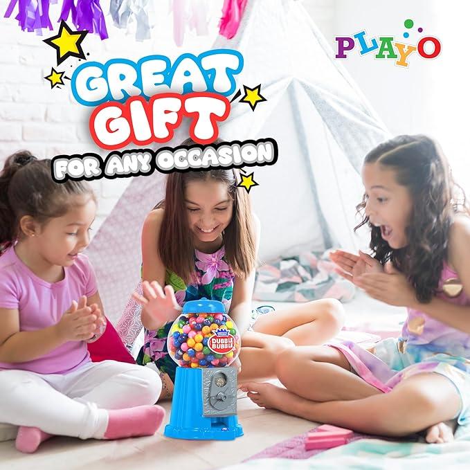 Gumball Candy Machine – Fun Coin-Operated Toy Bank with 85 Colorful Gumballs – 8.5'' Candy Dispenser for Kids – Perfect for Gifting & Playtime Gumball Candy Machine – Fun Coin-Operated Toy Bank with 85 Colorful Gumballs – 8.5'' Candy Dispenser for Kids – Perfect for Gifting & Playtime