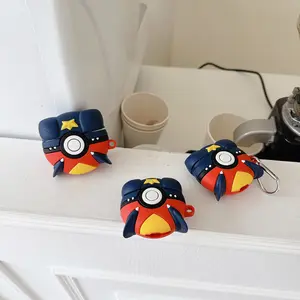 1 piece of Garchomp headphone case,Cute wireless Bluetooth Earbud earphone case, drop resistant, durable and stylish accessory, suitable for AirPods pro3/1/2/4/pro/pro2(Different models may have different shapes)