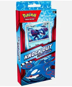 Pokemon Kyogre Knock Out Collection 2 Booster Packs & Sticker Sheet