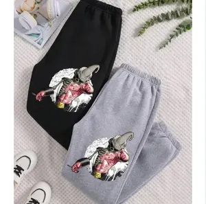 Casual Ball Anime Buu Printed Sweatpants, Anime Inspired Graphic Sweatpants, Manga Fan Gift, Japanese Cartoon Apparel, Cosplay Costume Sweatpants Merch