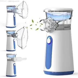 Nebulizer - Nebulizer Machine for Adults and Kids, Portable and Handheld Mesh Nebulizer for Breathing Problems with 3 Masks, Ultrasonic Mesh NebulizerAGripset24C38tool que