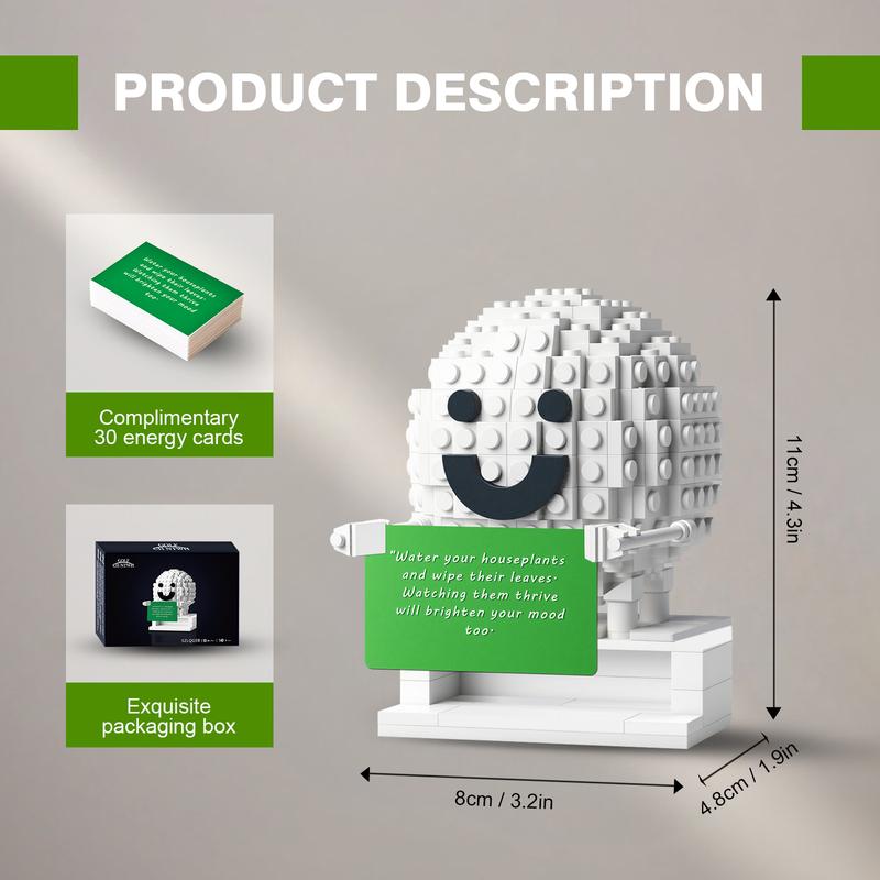 CH NTWH Golf Energy Ball Toy Building Set Compatible with Lego Golf Desk Decor Gag Golf Gift Seize The Day