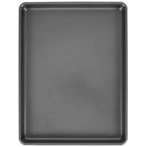 Ultra Bake Professional 12" x 16" Nonstick Large Baking Pan: Steel Jelly Roll Pan, Dishwasher-Safe Baking Sheet