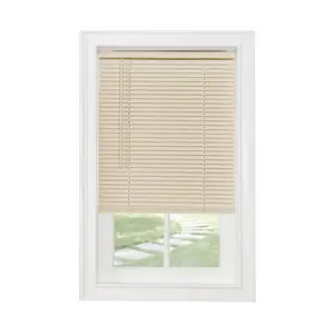 Achim MSG2474AL4 47 x 48 in. Cordless GII Morningstar 1 in. Light Filtering Mini Blind, Alabaster