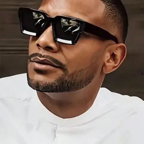 Unisex Simple Style Square Frame Sunglasses, Trendy Casual Sunglasses for Everyday Use, Fashion Accessories for Outdoor Activities, Trendy Beach Eyewear, Fashion Sunnies, Casual Shades