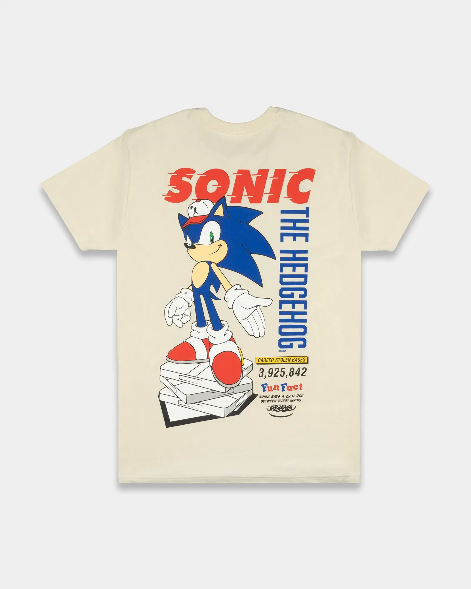 Stolen Bases T-Shirt - Baseballism x Sonic The Hedgehog