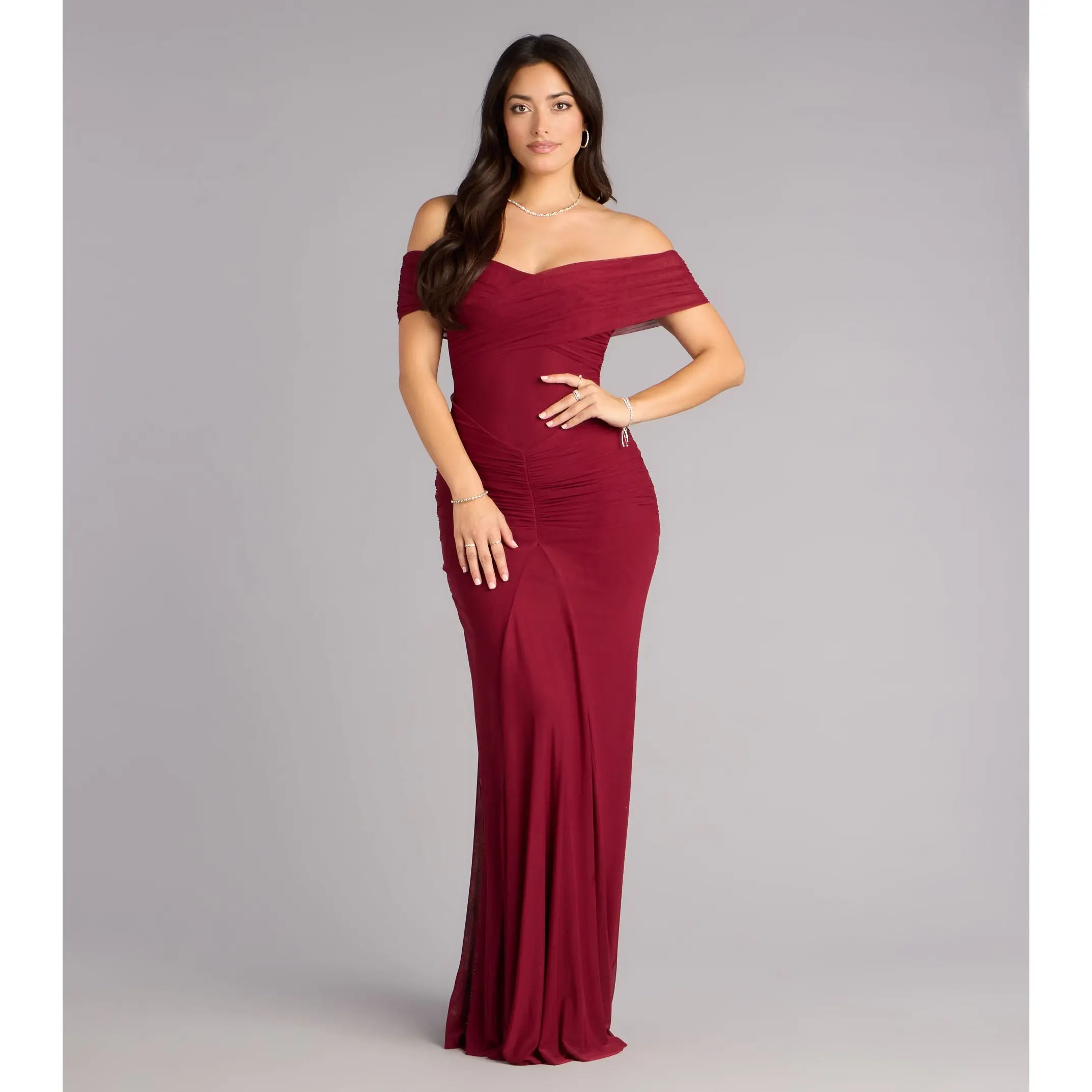 green emerald velvet dress Carter Gown