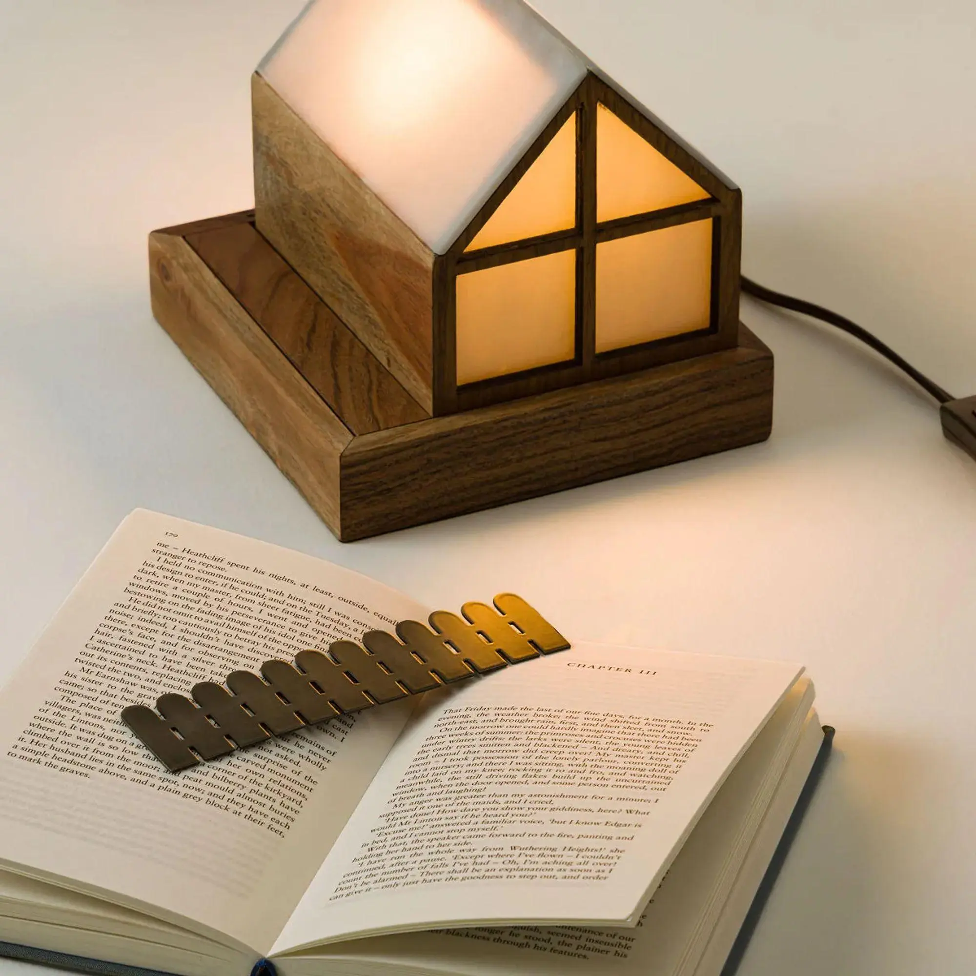 Cozy Cottage Book Stand & Lamp Cozy Cottage Book Stand & Lamp
