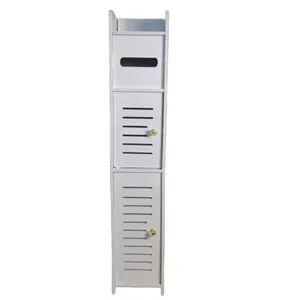Waterproof Multi-Layer Storage Cabinet, Washable Anti-Mold Design, Crystal Handles, Ideal for Moisture-Rich Bathrooms