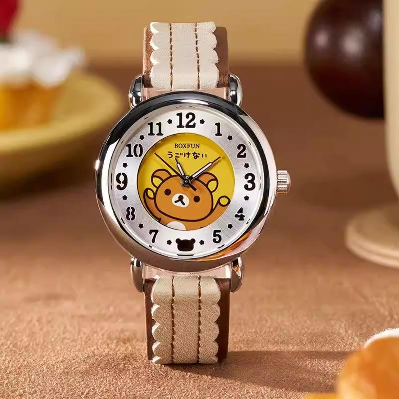 MINISO Rilakkuma Gulu Gulu Moment Series Wristband Watch Blind Box | Trendy Fashion Gift for Friends & Perfect Holiday Present & Holiday Surprise