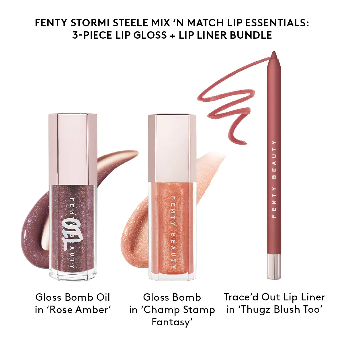 Thugz Blush Too, Rose Amber + Champ Stamp Fantasy