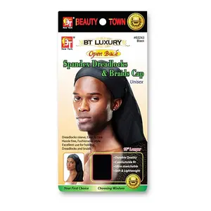BT Luxury Open Back Spandex Dreadlocks & Braids Cap