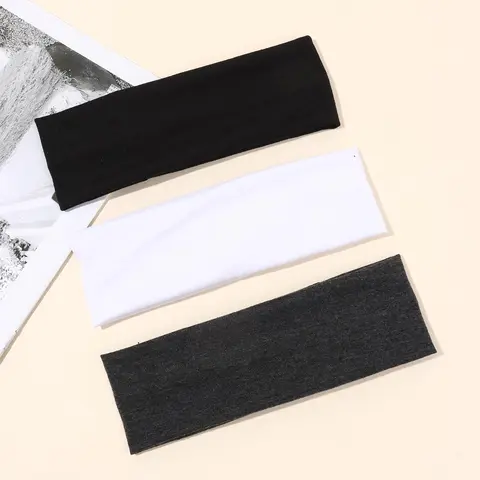 Solid Color Minimalist Hair Band, High Stretch Face Washing & Sporting Hair Band for Women and Girls, Elastic Headband, Stretchy Headbands, Sports Headbands, Workout Headbands, Yoga Headband