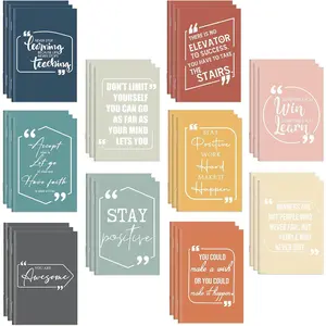 100 count Mini Notebook Bulk Small Inspirational Notepads Pocket Motivational Lined Inspiring Journals Bulk for Women Nurse Teacher Social Worker Mental  Employee Volunteer (Multicolor)