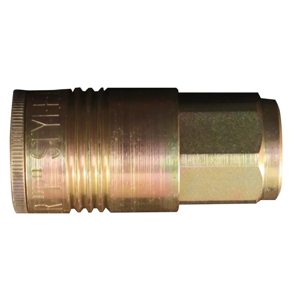 Milton P-Style Coupling (1803BK), 0.25 in./1/4" FNPT Female, 2.25 in., 3/8" Basic Flow Size, 8 Locking Balls, 250°F, 300 PSI